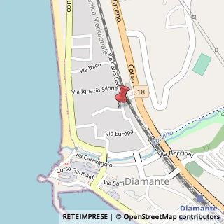 Mappa Via Bruxelles, 66, 87023 Belvedere Marittimo, Cosenza (Calabria)