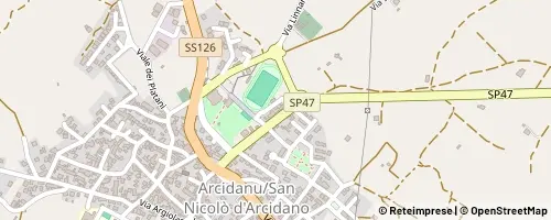 Mappa San Nicolò d'Arcidano