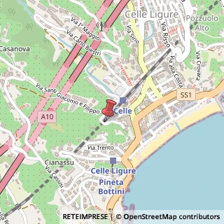 Mappa Via Santi Giacomo E Filippo, 7, 17015 Celle Ligure, Savona (Liguria)