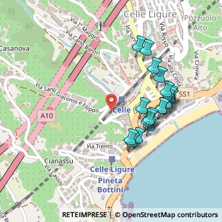 Mappa Piazza Volta, 17015 Celle ligure SV, Italia (0.239)
