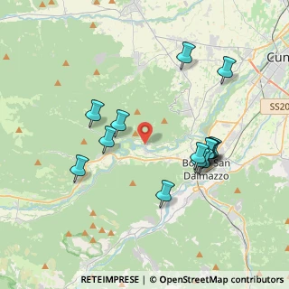 Mappa Piazza Castello, 12010 Roccasparvera CN, Italia (3.86)