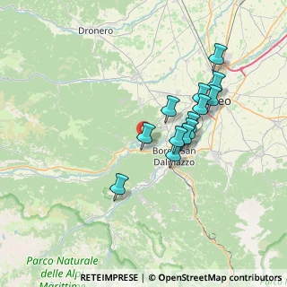 Mappa Piazza Castello, 12010 Roccasparvera CN, Italia (6.22769)
