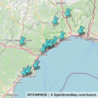 Mappa SS1, 17015 Celle Ligure SV, Italia (15.5125)