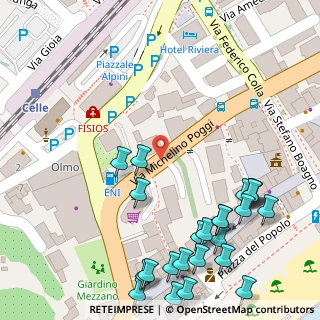 Mappa Via Michelino Poggi, 17015 Celle ligure SV, Italia (0.088)