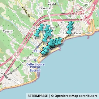 Mappa Via Montegrappa, 17015 Celle ligure SV, Italia (0.238)
