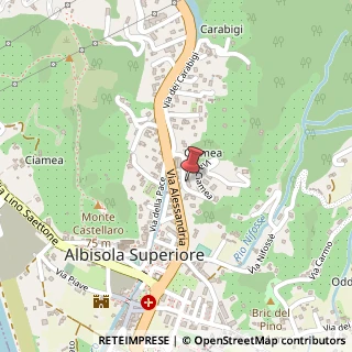 Mappa Via Ciamea, 13, 17011 Albisola Superiore, Savona (Liguria)