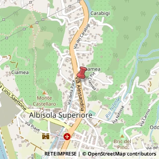 Mappa Via Alessandria, 38, 17011 Albisola Superiore, Savona (Liguria)