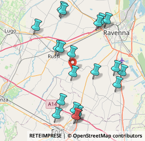 Mappa Via Roncalceci, 48125 Pilastro RA, Italia (9.0415)