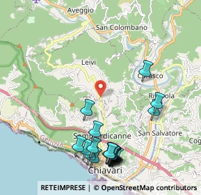 Mappa Via IV Novembre, 16040 Leivi GE, Italia (2.4755)
