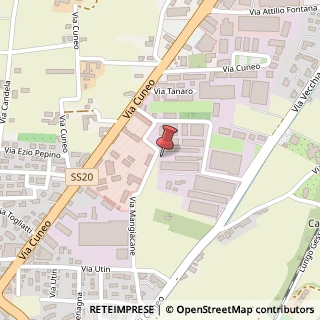 Mappa Via Mangiacane, 13, 12011 Borgo San Dalmazzo, Cuneo (Piemonte)