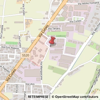 Mappa Via Mangiacane, 11, 12011 Borgo San Dalmazzo, Cuneo (Piemonte)