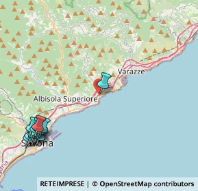 Mappa Via San Brigida, 17015 Celle Ligure SV, Italia (5.97462)