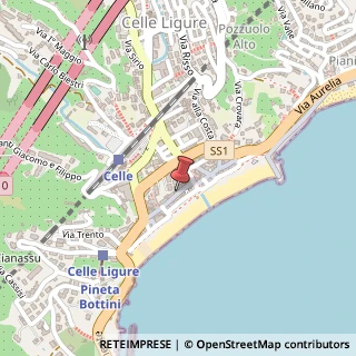 Mappa Via nicolo' aicardi 35, 17015 Celle Ligure, Savona (Liguria)