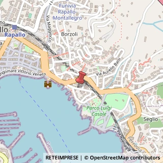Mappa Via Paolo Zunino, 29, 16035 Rapallo, Genova (Liguria)