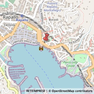 Mappa Via Montebello, 17/4, 16035 Rapallo, Genova (Liguria)