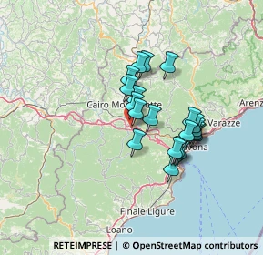 Mappa Via Fornace Vecchia, 17043 Carcare SV, Italia (10.5135)