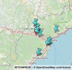 Mappa Via Fornace Vecchia, 17043 Carcare SV, Italia (9.33615)