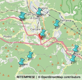 Mappa Via Fornace Vecchia, 17043 Carcare SV, Italia (2.80182)