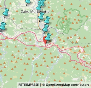 Mappa Via Fornace Vecchia, 17043 Carcare SV, Italia (5.57667)