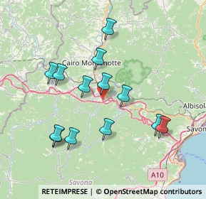 Mappa Via Fornace Vecchia, 17043 Carcare SV, Italia (7.25846)