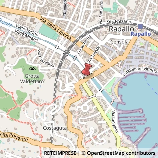 Mappa Via Aurelia Ponente, 4/P, 16035 Rapallo, Genova (Liguria)
