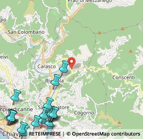 Mappa Via Prioria, 16042 Carasco GE, Italia (3.6395)