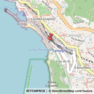 Mappa Via XX Settembre, 21, 16032 Camogli GE, Italia, 16032 Camogli, Genova (Liguria)
