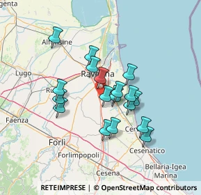 Mappa Via Cascina, 48125 Ravenna RA, Italia (11.27833)