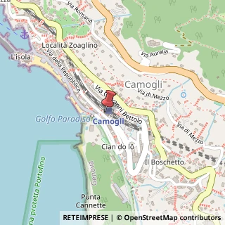 Mappa Via XX Settembre, 18, 16032 Camogli, Genova (Liguria)
