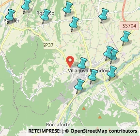 Mappa Via Pianfei, 12089 Villanova Mondovì CN, Italia (2.63857)