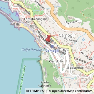 Mappa Via XX Settembre, 15, 16032 Camogli, Genova (Liguria)