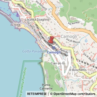Mappa Via XX Settembre, 11, 16032 Camogli, Genova (Liguria)