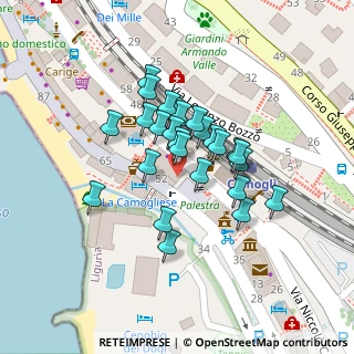 Mappa Via XX Settembre, 16032 Camogli GE, Italia (0.04115)