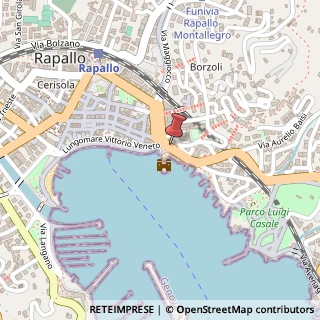 Mappa Via Montebello, 11, 16035 Rapallo, Genova (Liguria)
