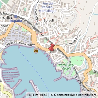 Mappa Via Avenaggi, 1, 16035 Rapallo, Genova (Liguria)