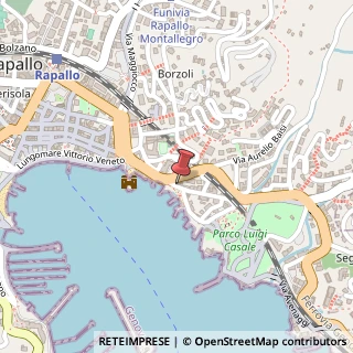 Mappa Via Paolo Zunino, 1, 16035 Rapallo, Genova (Liguria)