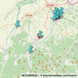 Mappa Via Vecchia Frabosa, 12089 Villanova Mondovì CN, Italia (5.38333)