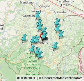 Mappa Vicolo Rio Cogorno, 41026 Pavullo Nel Frignano MO, Italia (8.492)