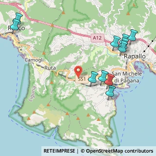 Mappa Via Torre San Gioachino, 16038 Santa Margherita Ligure GE, Italia (2.65727)