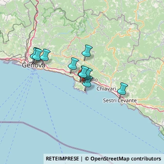 Mappa SS 1, 16038 Santa Margherita Ligure GE, Italia (11.27727)