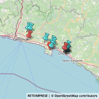 Mappa SS 1, 16038 Santa Margherita Ligure GE, Italia (10.44067)