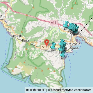 Mappa SS 1, 16038 Santa Margherita Ligure GE, Italia (2.09111)