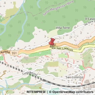 Mappa Via San Lorenzo,  25, 16123 Santa Margherita Ligure, Genova (Liguria)