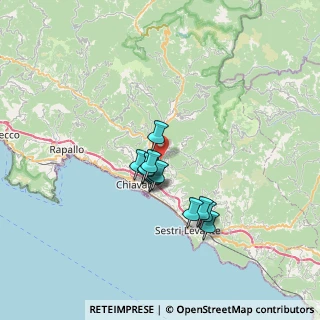 Mappa Via Ghio G.b., 16030 Cogorno GE, Italia (5.08667)