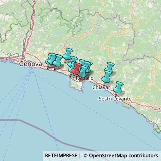 Mappa Via San Lorenzo, 16038 Santa Margherita Ligure GE, Italia (8.06933)