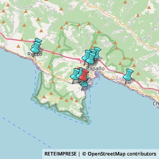 Mappa Via San Lorenzo, 16038 Santa Margherita Ligure GE, Italia (2.4025)