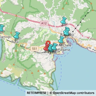 Mappa Via San Lorenzo, 16038 Santa Margherita Ligure GE, Italia (1.96727)