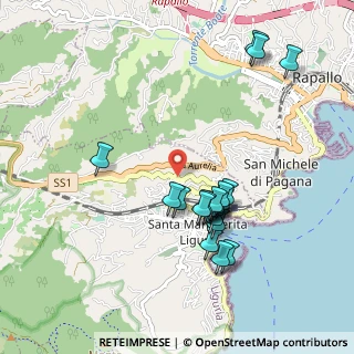 Mappa Via San Lorenzo, 16038 Santa Margherita Ligure GE, Italia (0.9375)