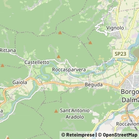 Mappa Roccasparvera