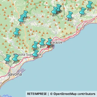 Mappa Via Natta, 17015 Celle Ligure SV, Italia (5.682)